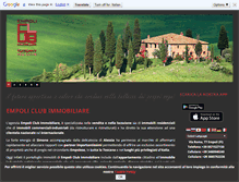 Tablet Screenshot of empoliclubimmobiliare.it